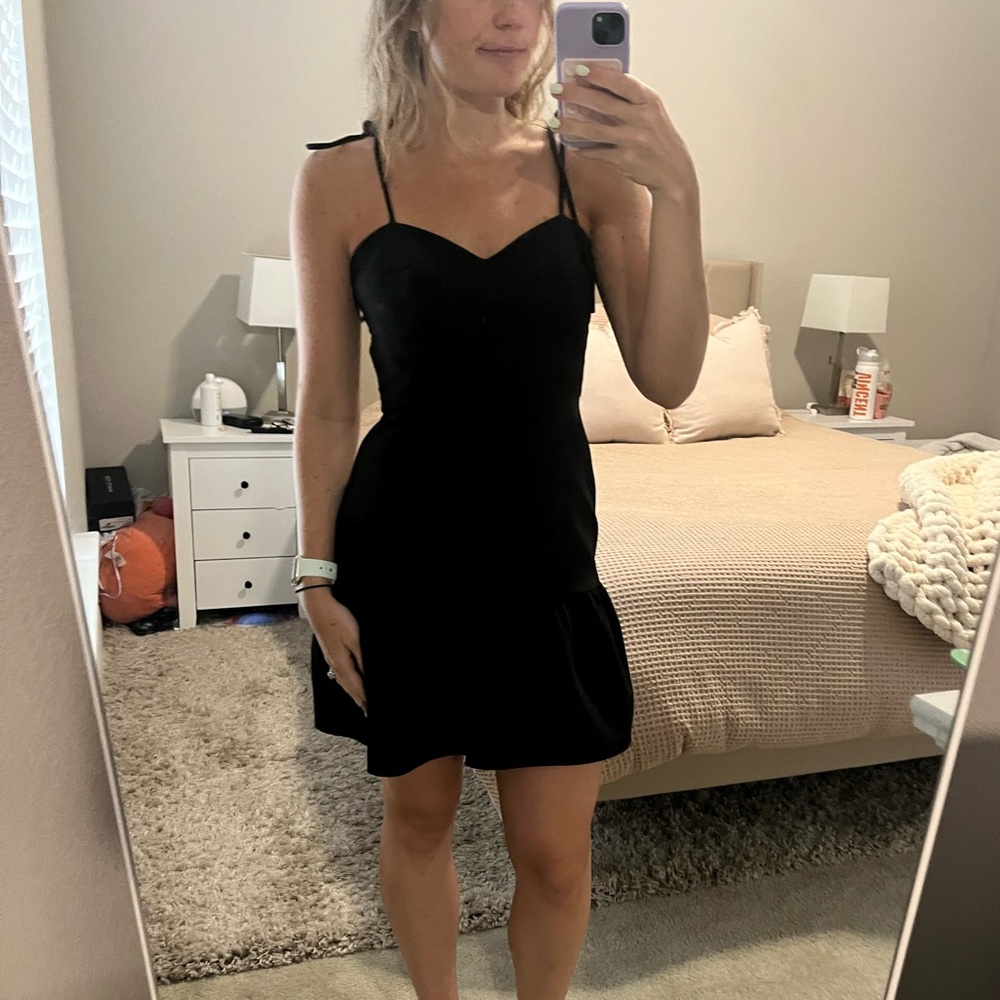 Gianni bini black mini dress